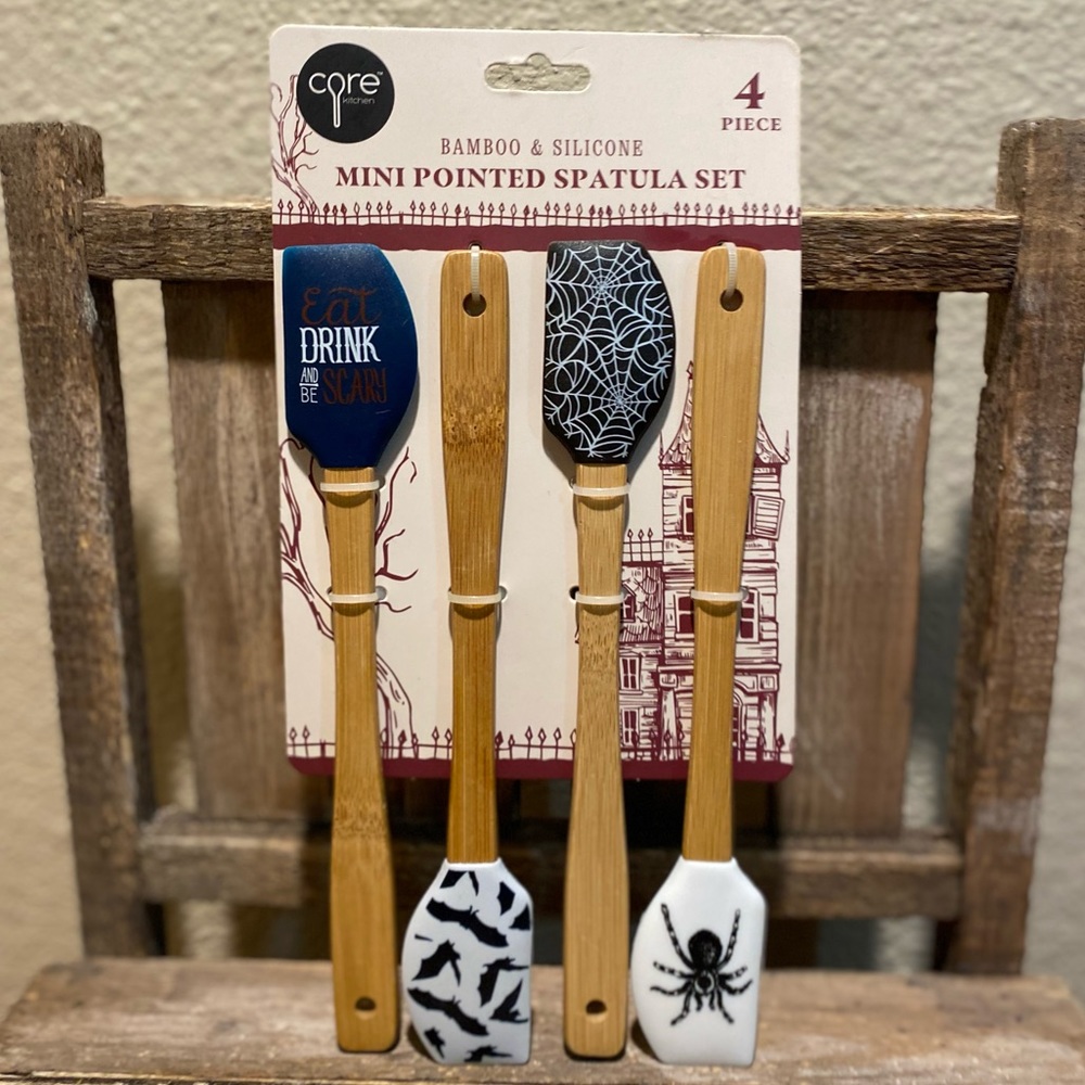 Spidey Senses Spatula Set Of 4, Spider Spatula, Bat Spatula, Halloween Spatulas